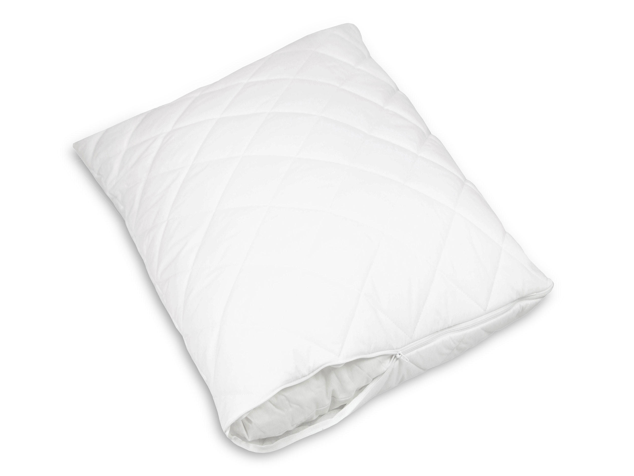 KISSENBEZUG, 50% Polyester, 50% Baumwolle - Weiß, Textil (65/100cm) - Zollner