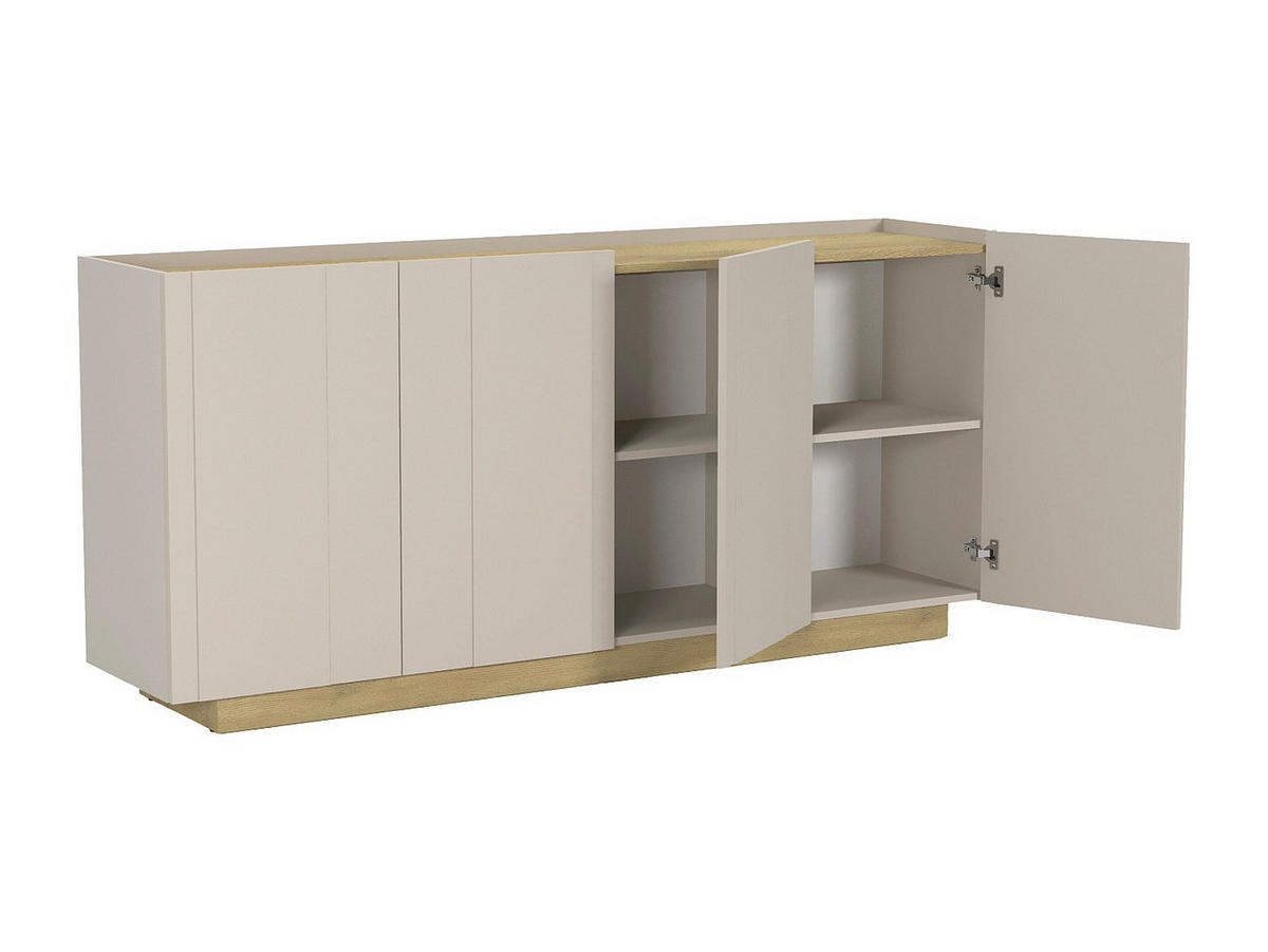 SIDEBOARD - 180 cm x 40 cm - holz - beige, naturfarben hell Anarza - Beige/Naturfarben, Holz (180/82/40cm) - Vente-Unique