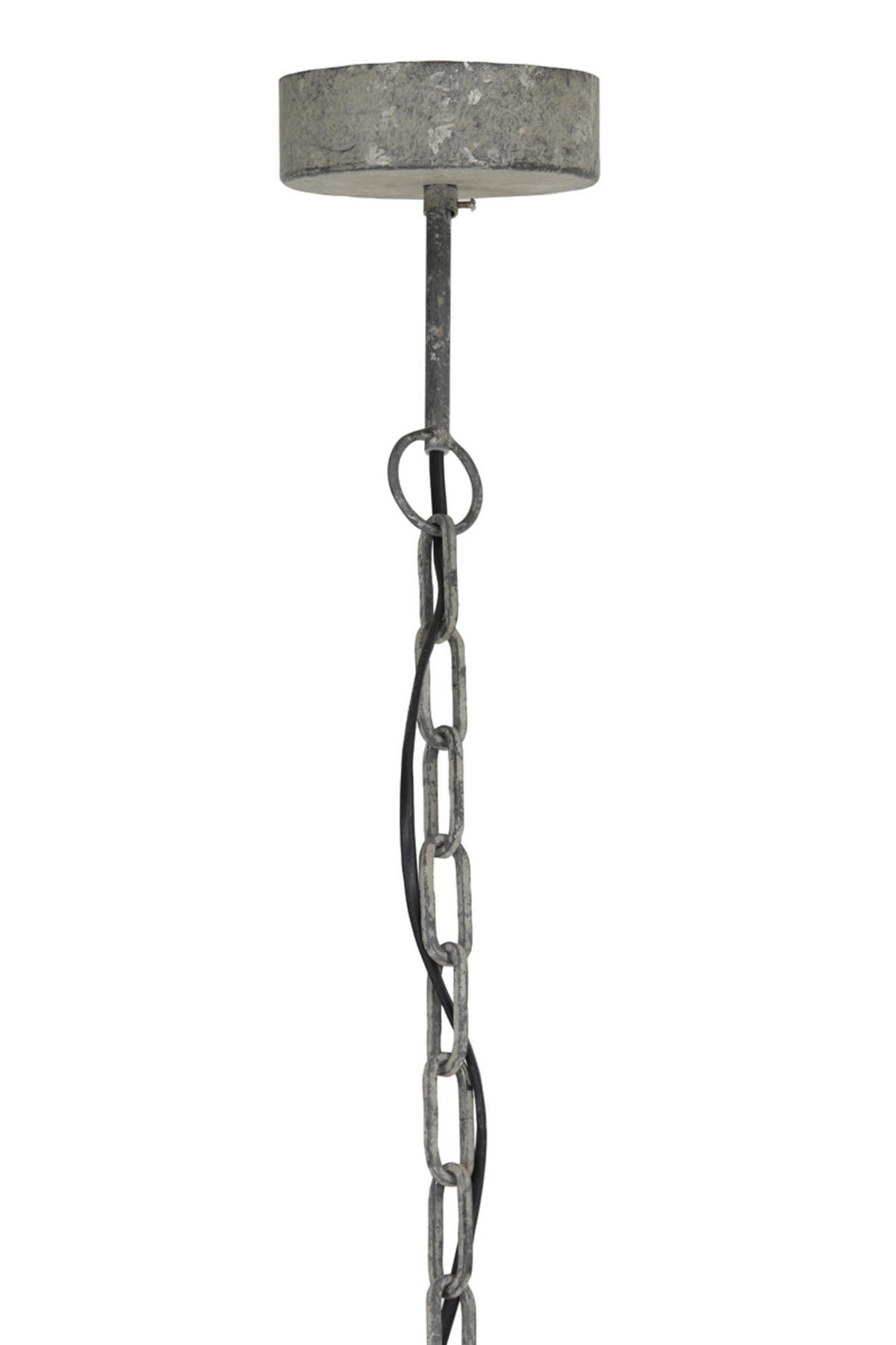 HÄNGELAMPE Luna Weiß Ø51/63 cm - Weiß, Metall (51/51/63cm) - Light & Living