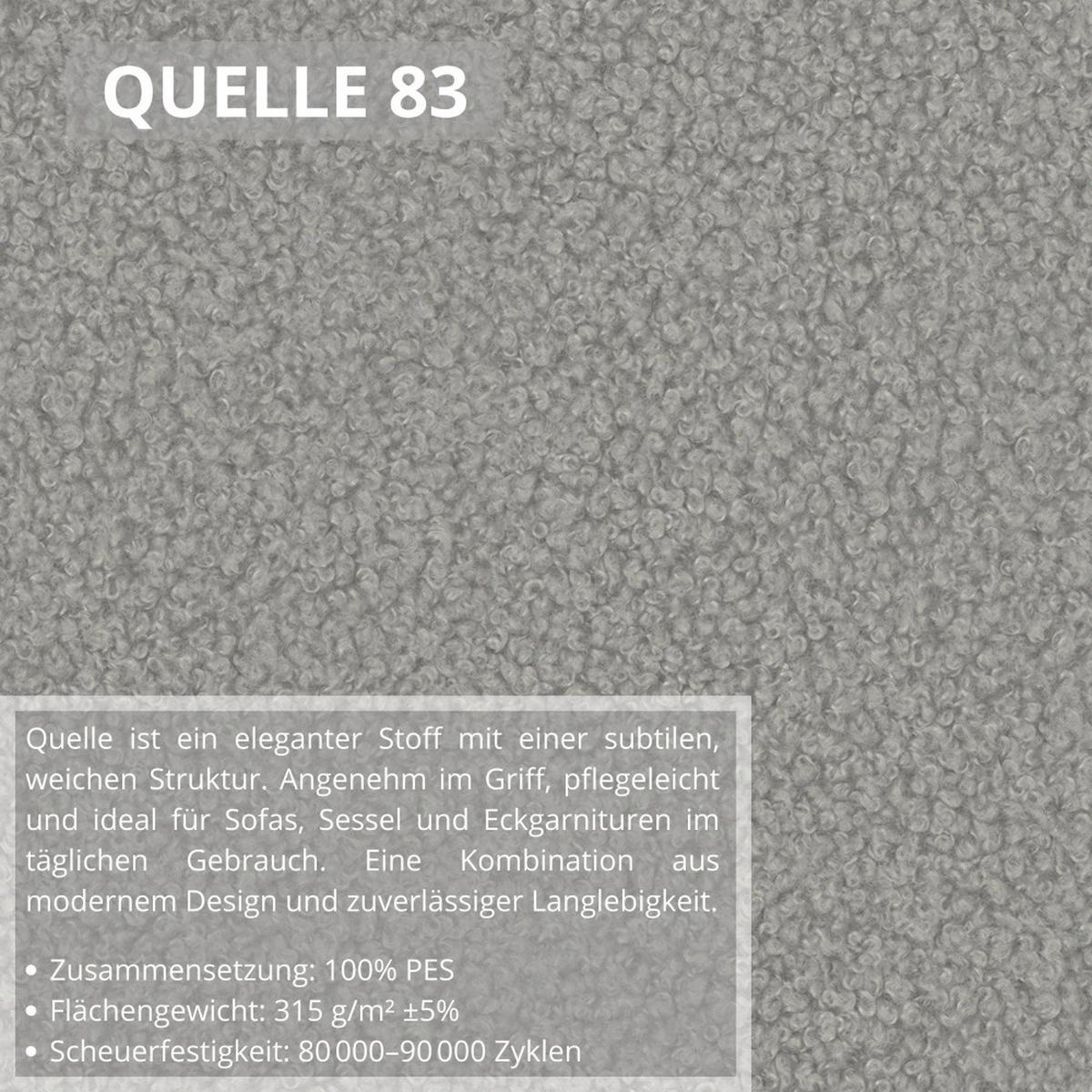ECKSCHLAFSOFA Olivio L Hellgrau, rechts - Hellgrau/Schwarz, Kunststoff/Textil (266/170cm) - Beautysofa