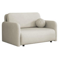 SCHLAFSOFA Viva Sun II - Beige/Schwarz, Holz/Textil (130/85/103cm) - MIRJAN24