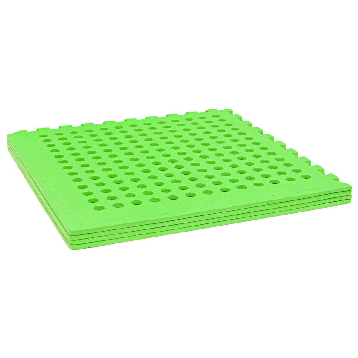 POOLMATTEN 1,59m² 4 EVA Matten 62 cm Grün - Grün, Kunststoff (62/62cm) - eyepower