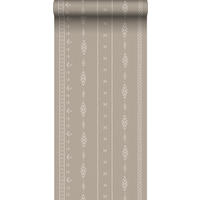 TAPETE ethnische Motive 53 cm x 10 m - Beige, Papier (53/1000cm) - Sanders & Sanders