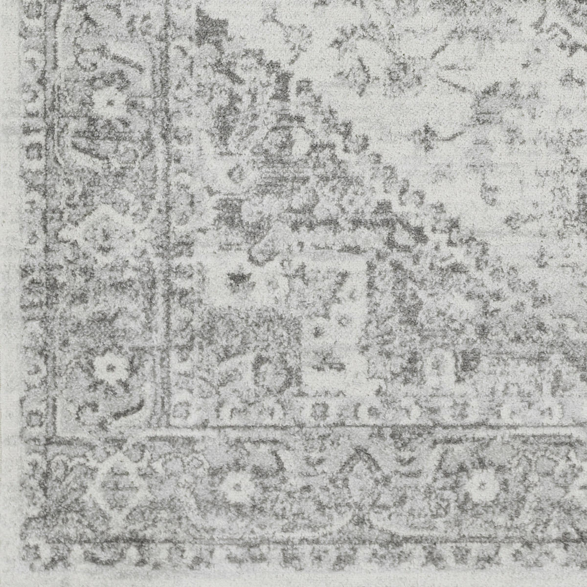 VINTAGE-TEPPICH 80/220 cm Grau - Grau, Naturmaterialien/Textil (80/220cm) - LIVABLISS