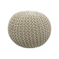 SITZHOCKER - 1 Person - naturfasern - naturfarben hell Madalo - Naturfarben, Naturmaterialien (50/30/50cm) - Vente-Unique