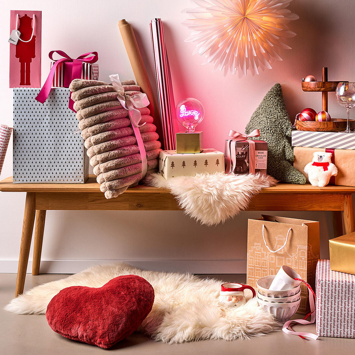 TASSE Santa - Rot, Stein (0.4L) - BUTLERS