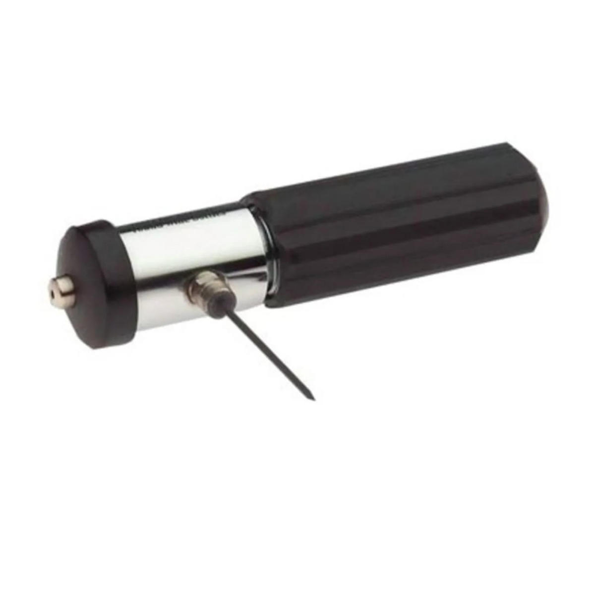 KORKENZIEHER Druckluft, Automatik, für Weinflaschen, ich-zapfe - Alufarben, Metall (18cm) - ich-zapfe