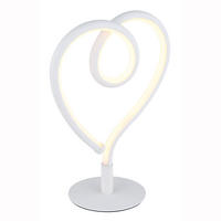 LED TISCHLEUCHTE Amore Weiß Matt - Weiß, Metall (16/10/23.5cm) - Globo Lighting