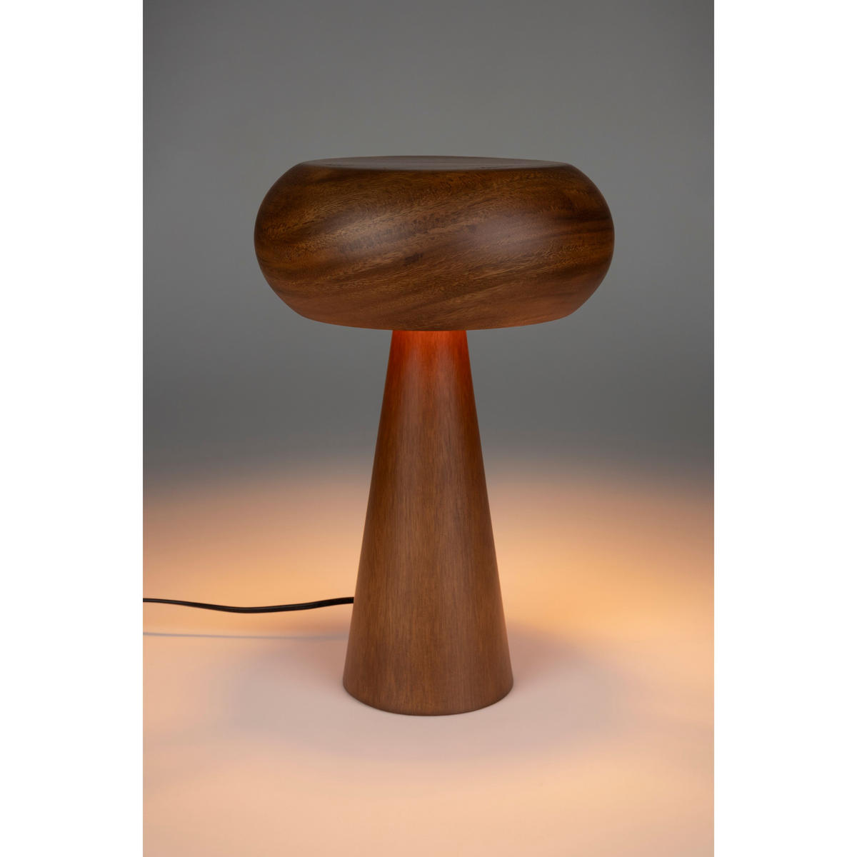 TISCHLAMPE Morel Braun S - Braun, Holz (36.5/12/36.5cm) - Dutchbone
