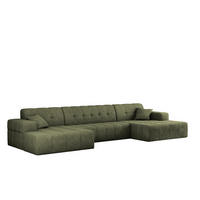 ECKSOFA U-form NIMES Stoff Perfect Harmony Grün - Grün, Holz/Kunststoff (168/350cm) - Kaiser Möbel
