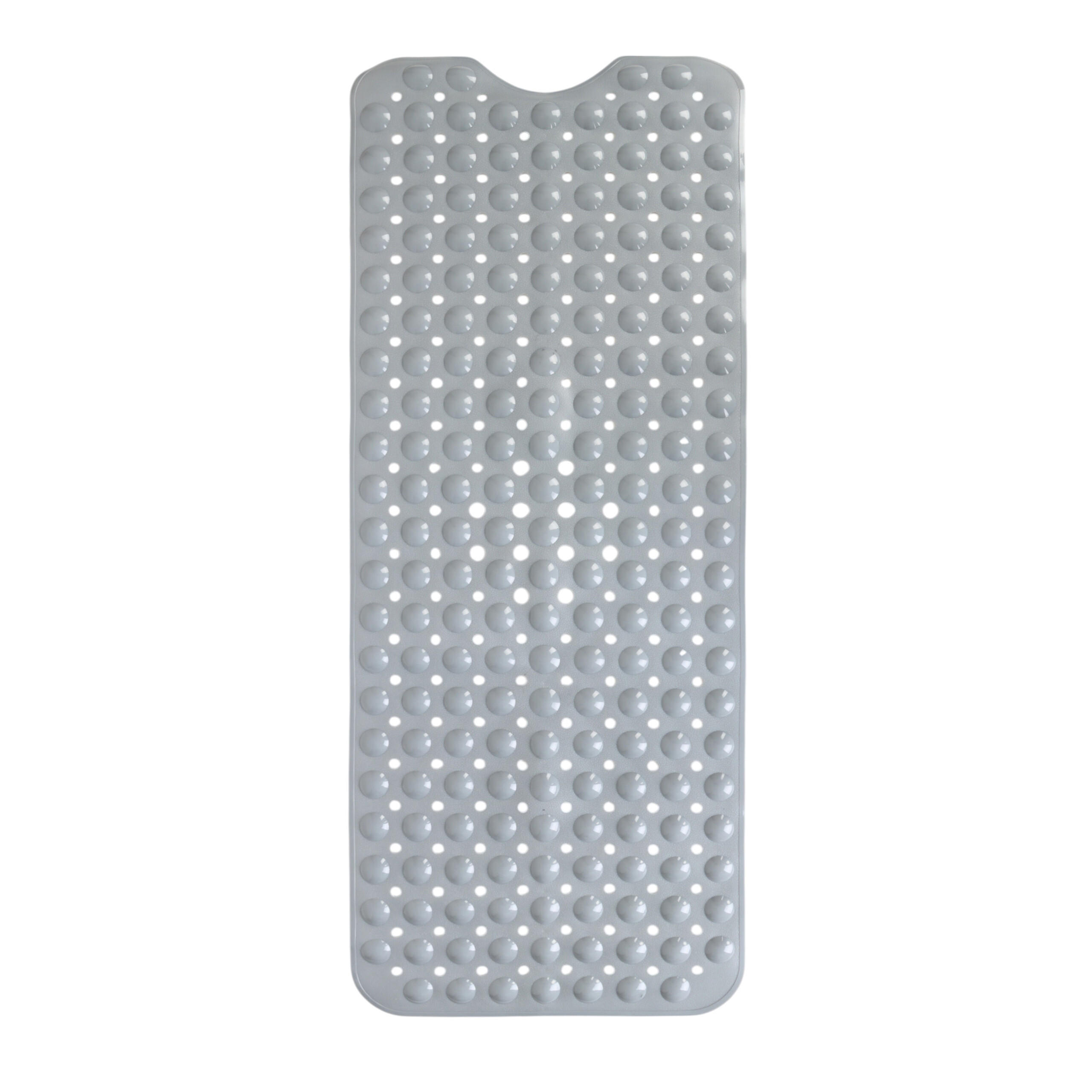 BADEWANNENMATTE - Grau, Kunststoff (97/39cm) - Relaxdays