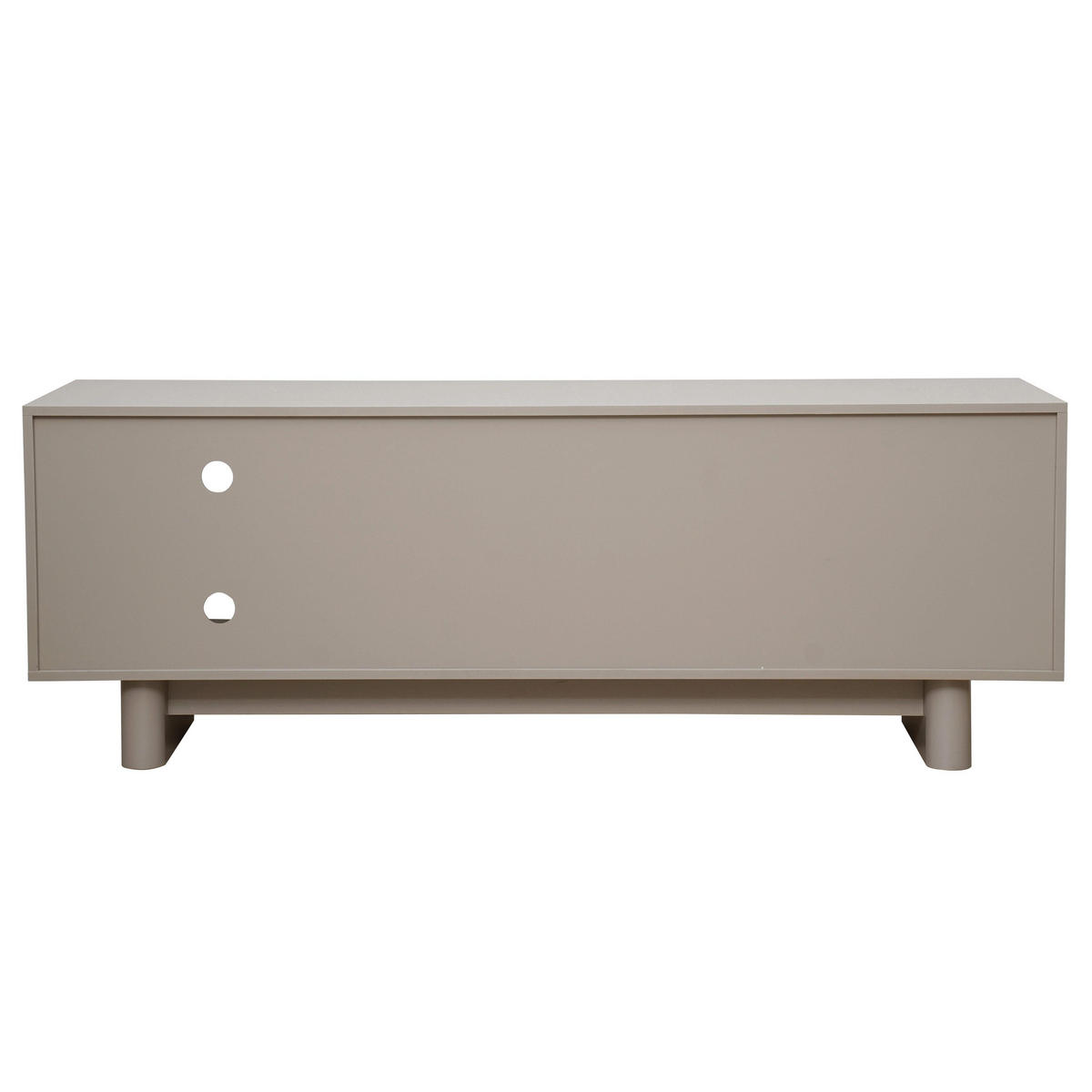 TV-SCHRANK, Beigefarbe - Beige, Holz (40/58/160cm) - Oviala