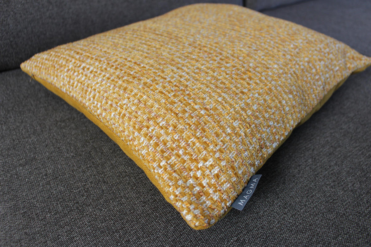 KISSENHÜLLE Vendetta mais - Currygelb, Textil (45/45cm) - Magma Heimtexx