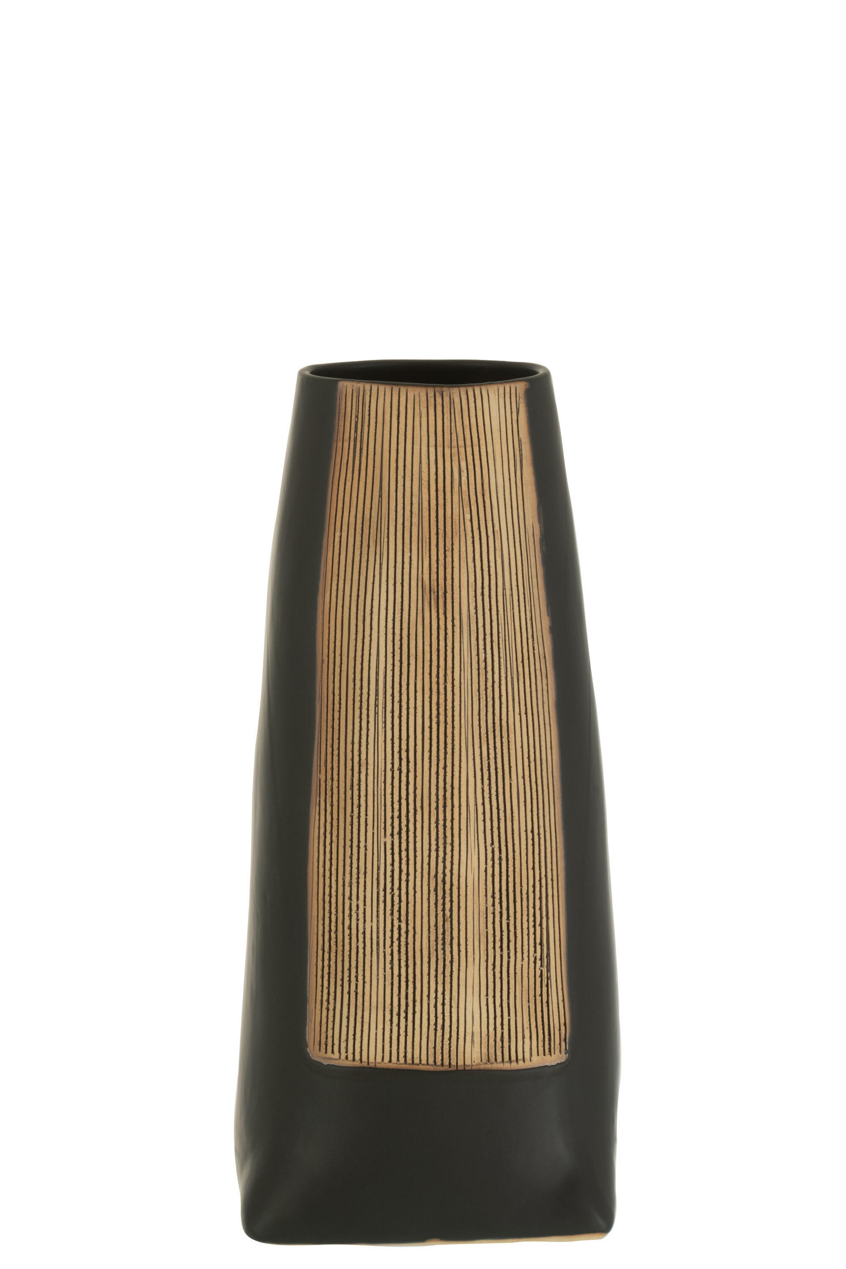VASE MARIA - Töpferei - Schwarz - S - Ø 12 cm - Schwarz, Keramik (29cm) - J-Line