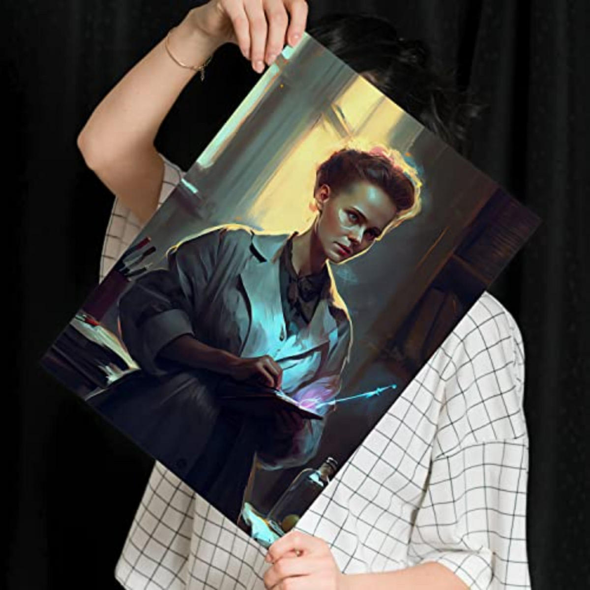 POSTER Marie Curie In Voller Farbe Fotostil. A3 Rahmenlos - Klar, Papier (29.7/5/42cm) - Nacnic