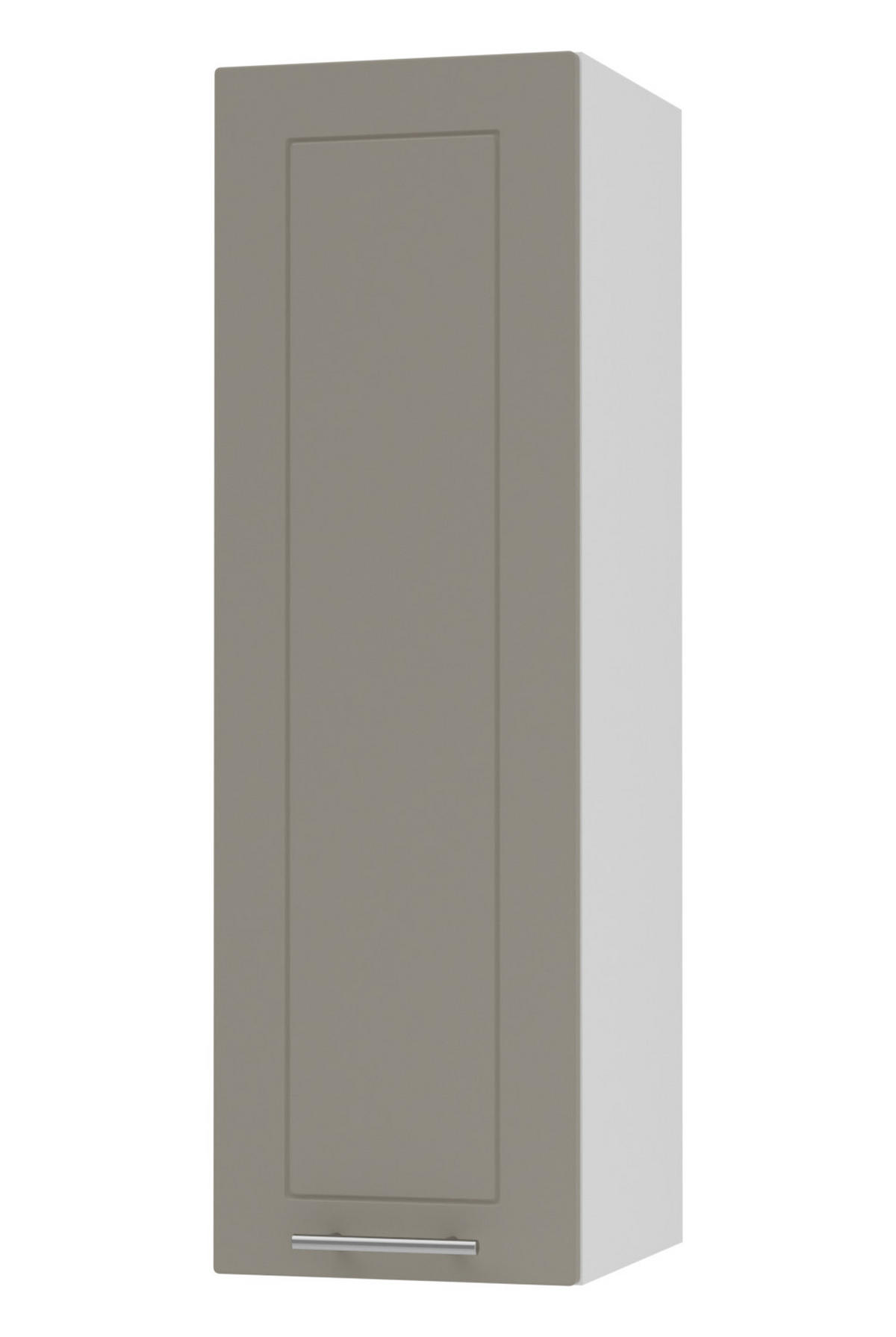 KÜCHENHÄNGESCHRANK Kvantum W4/20 Beige Matt / Weiß Matt 20 / 32,5 / 96cm - Beige/Weiß, Holz/Holzwerkstoff (20/96/32.5cm) - Feldmann-Wohnen