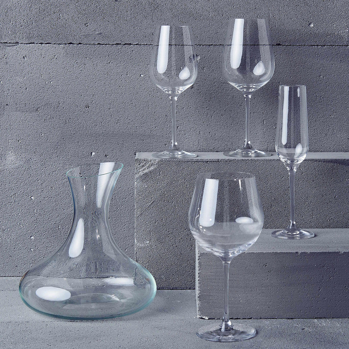 CHAMPAGNERFLÖTE (6er Set) Santè - Transparent, Glas (0.18L) - Butlers