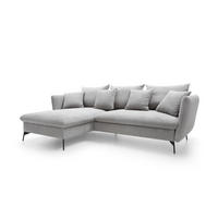 ECKSOFA VITON Grau 258x167x91 cm - Grau, Textil (258/167cm) - FURNLUX