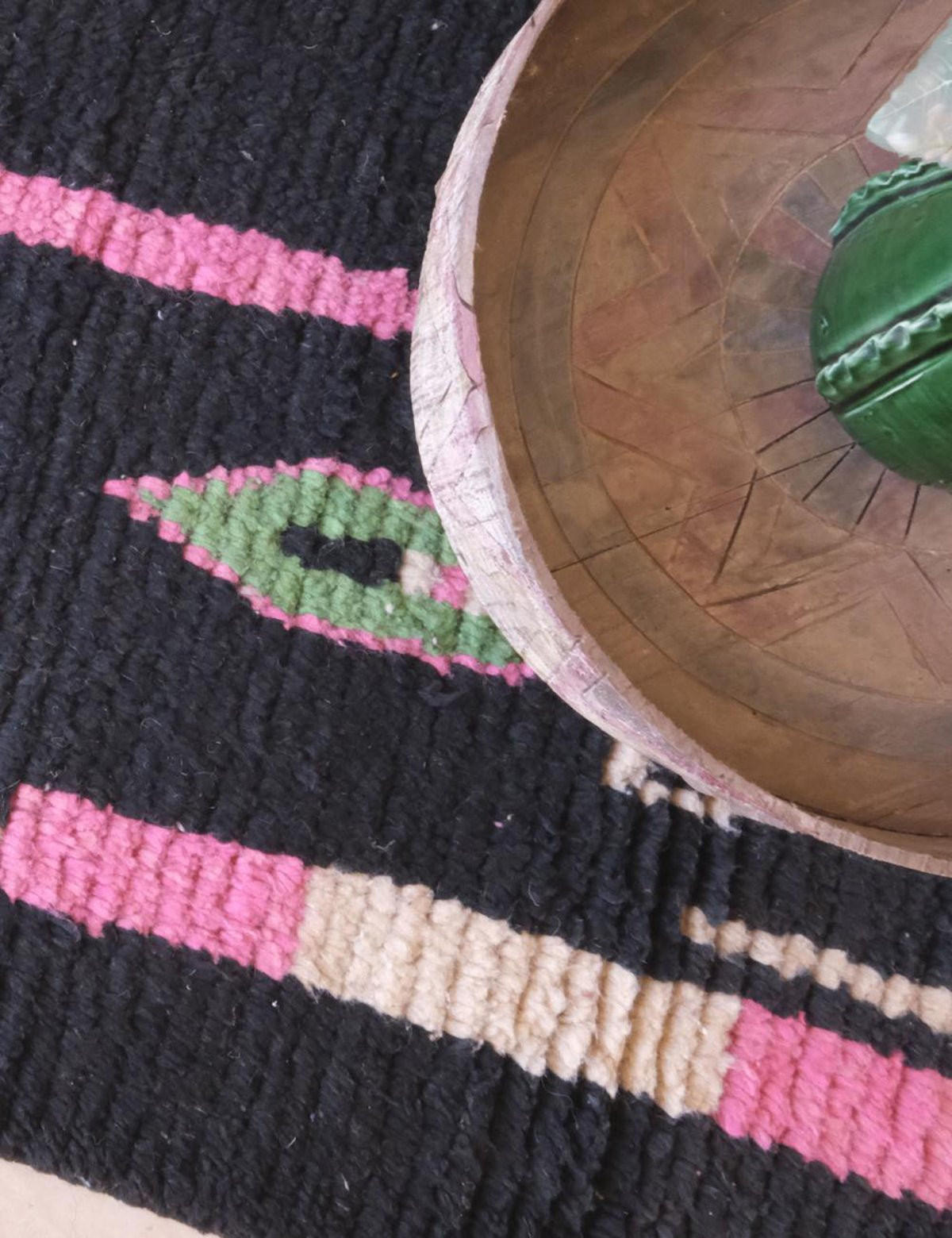 BERBERTEPPICH aus reiner Wolle 74x 344 cm - Pink, Naturmaterialien (74/344cm) - AFK Living