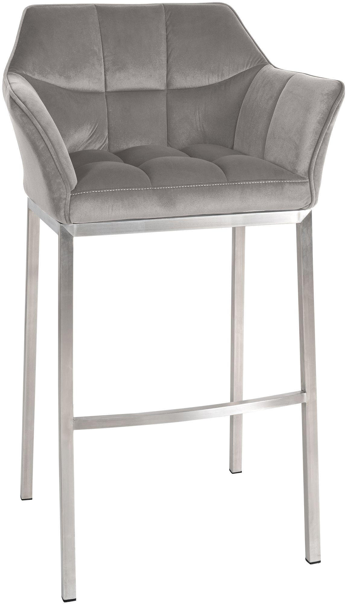 Deluke Barhocker Grau 64x110x48 cm