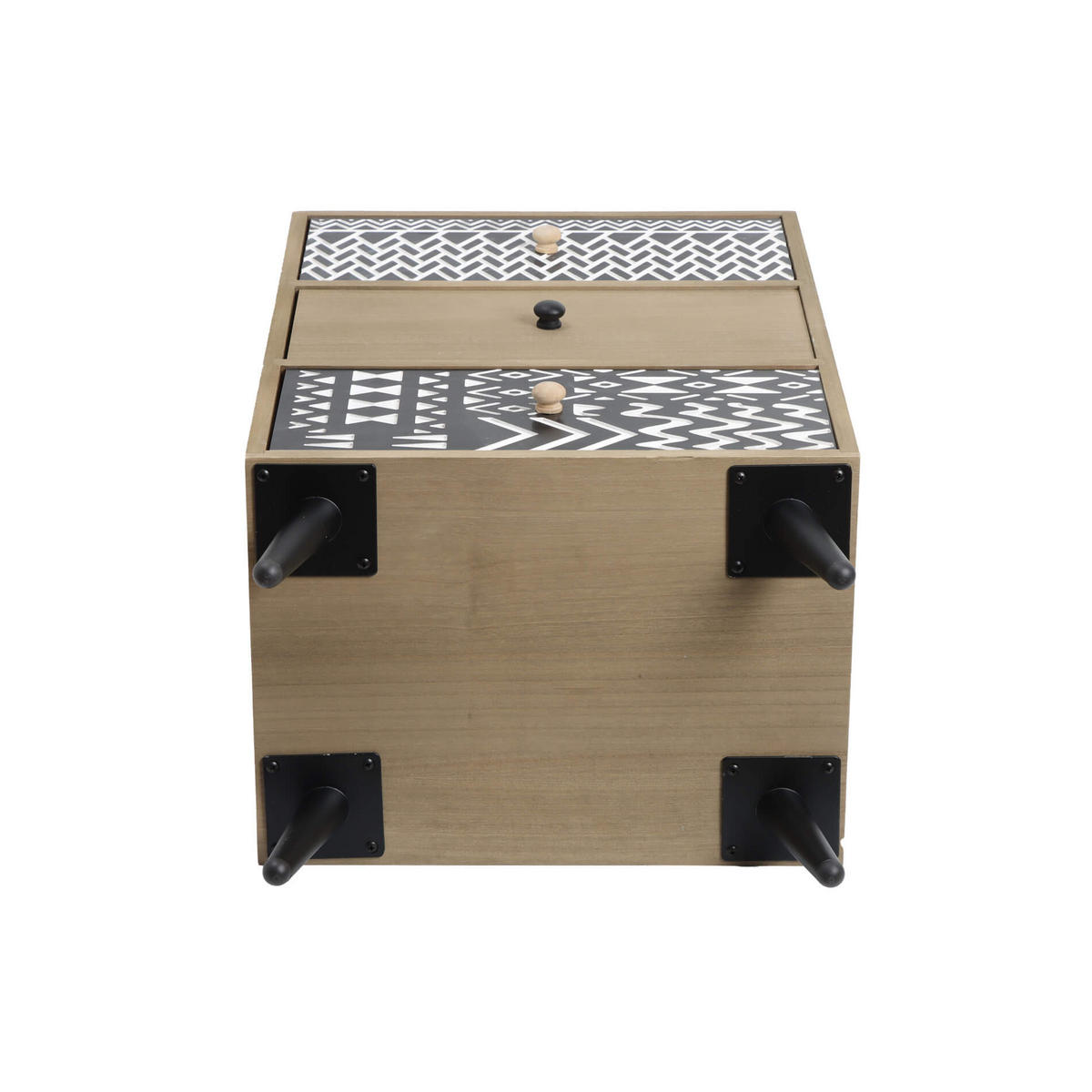 NACHTTISCH Braun 30/40/61 cm - Braun, Holzwerkstoff (30/61/40cm) - Mobili Rebecca