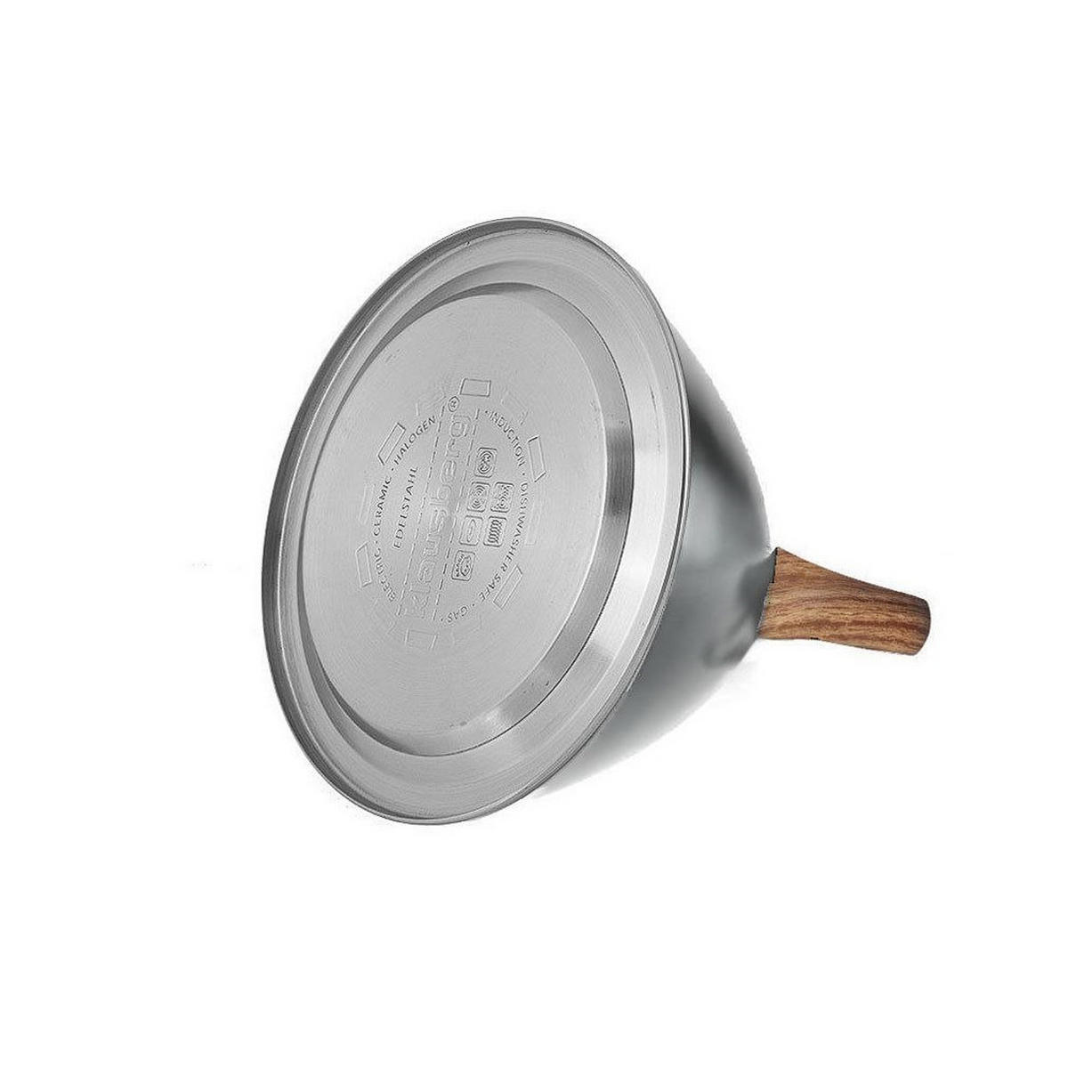 WASSERKESSEL Grau 25.5/22.5/24 cm KB7297 - Grau, Metall (25.5cm) - Klausberg 