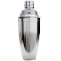 COCKTAILSHAKER Edelstahl 750 ml mit Sieb - Silberfarben, Metall (9.4/8.9/24cm)