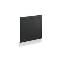 FRONTBLENDE R-Line Anthrazit Landhaus 60 cm ohne AP - Anthrazit/Weiß, Holzwerkstoff (60/57.2/1.6cm) - Vicco