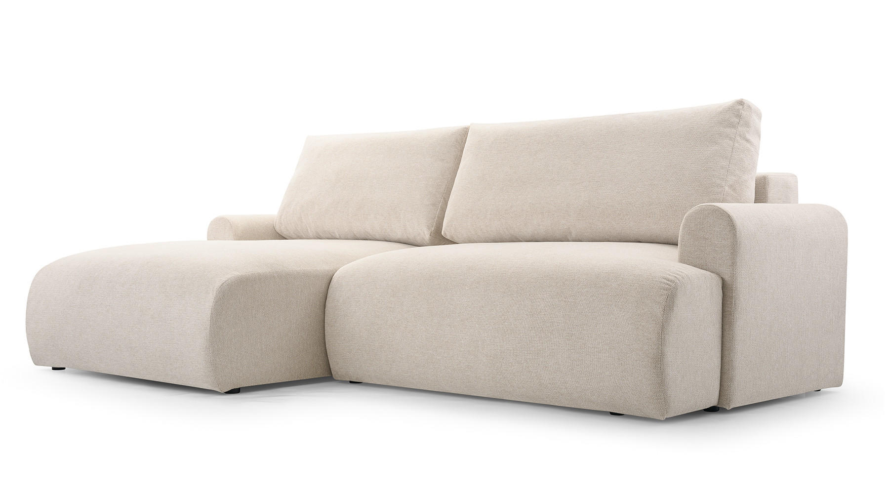 Fedve Ecksofa Creme 260x150 cm