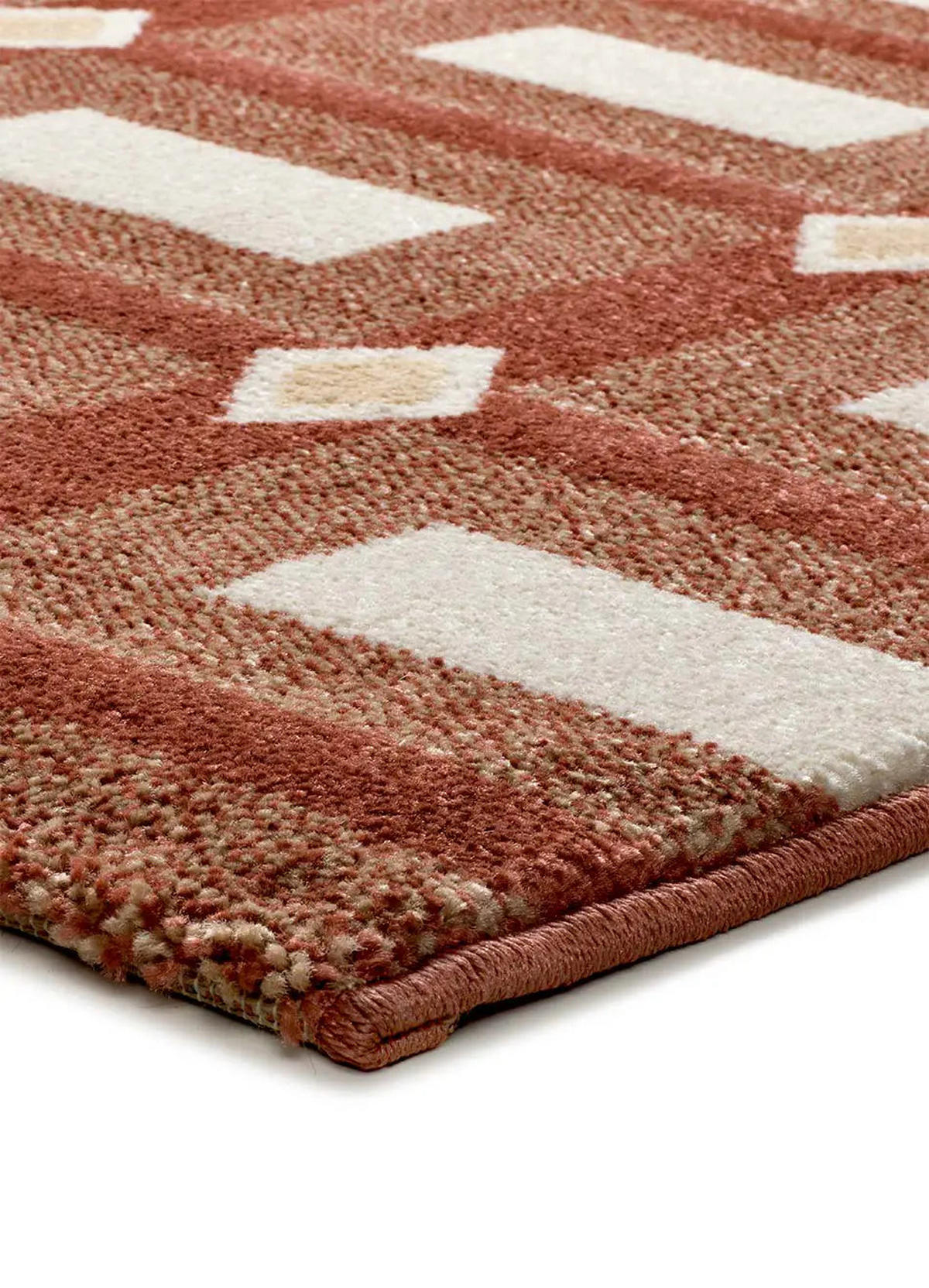 KURZFLORTEPPICH Kupfer / Beige Astra 200/290 cm - Beige/Kupferfarben, Naturmaterialien/Textil (200/290cm) - Atticgo