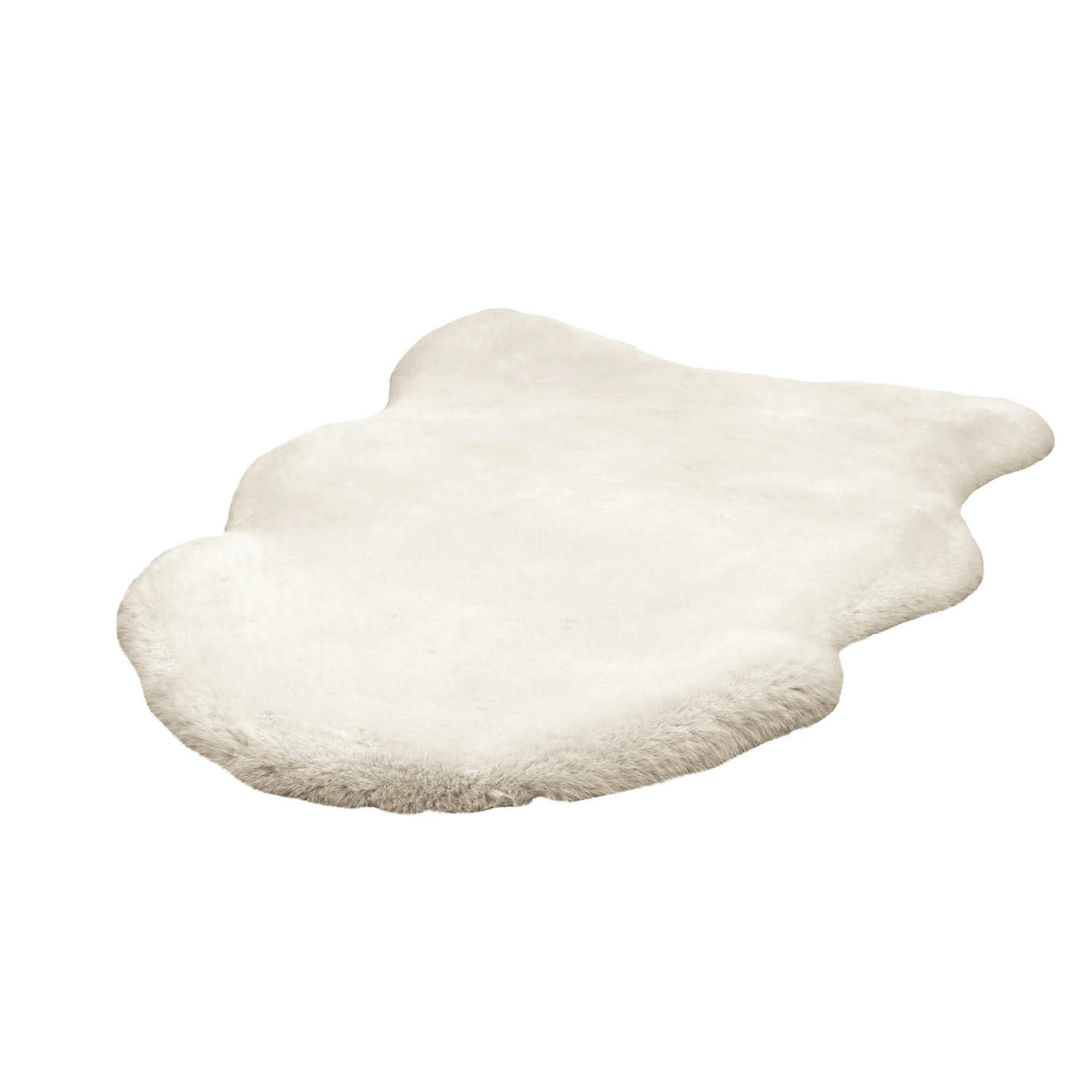 HOCHFLOR-TEPPICH Cosy 500 Ivory 120x170 cm - Creme, Kunststoff/Textil (120/170cm) - carpet city