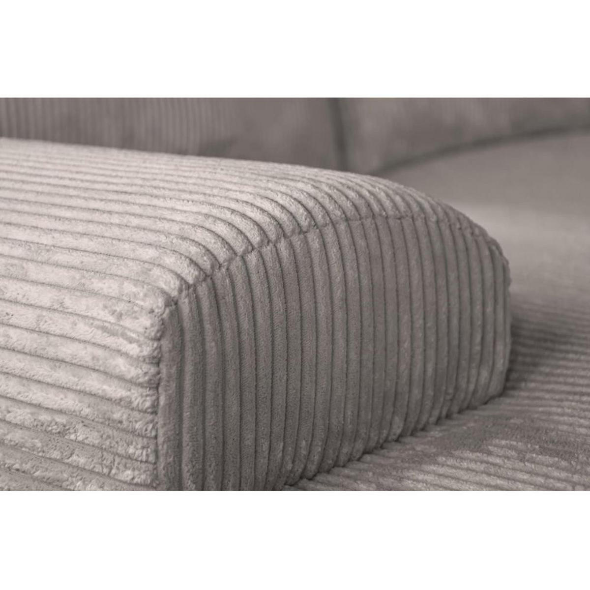 ECKSCHLAFSOFA Benny cappuccino links - Schwarz/Cappuccino, Kunststoff/Textil (271/185cm) - Beautysofa