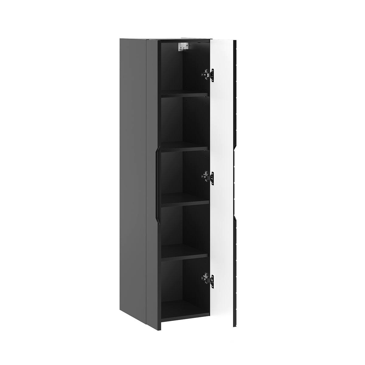 BADMÖBEL 80cm Daria 2er-Set Schwarz - Schwarz, Holzwerkstoff (80/82/45.8cm) - Petits-meubles
