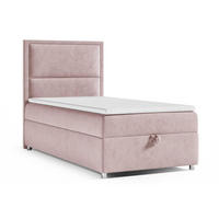 BOXBETT mit Bettkasten Trinity K-11 SINGLE Bonellfederkern inkl. Topper - Rosa, Holz/Holzwerkstoff (80/200cm) - Best For Home