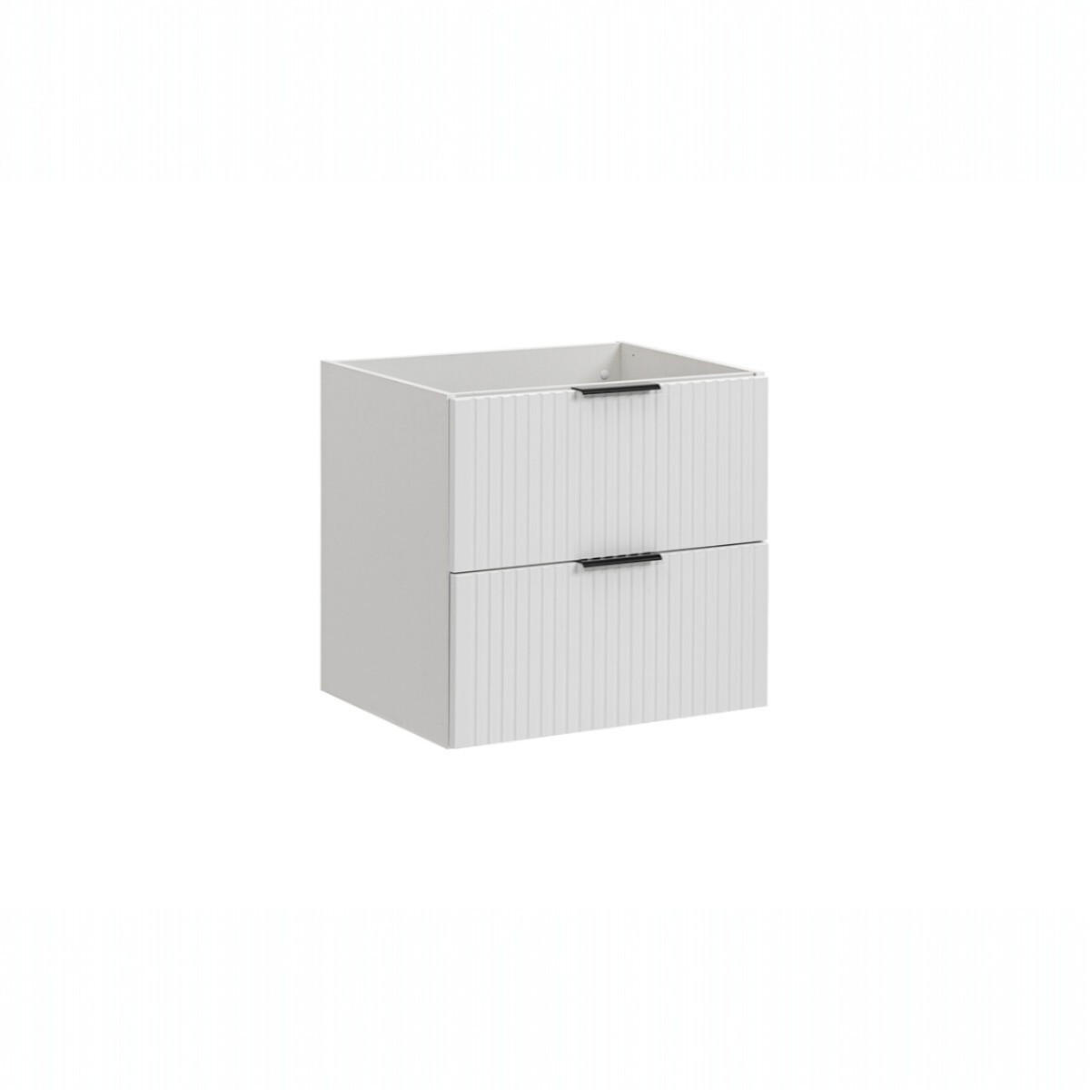 BADMÖBEL-SET 7 Teile - Adel White A in Weiß/Wotan Eiche - Eiche Wotan/Schwarz, Holz/Metall (80/140/46cm)