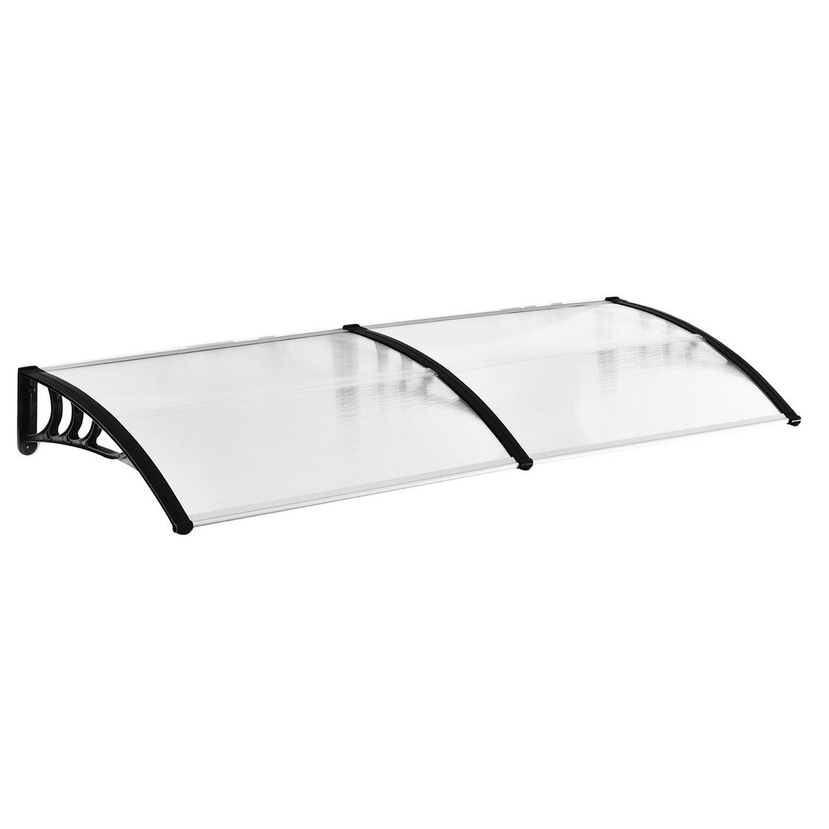 PULTVORDACH, Vordach, Alu, Transparent - Multicolor, Kunststoff (195/23/75cm) - Outsunny