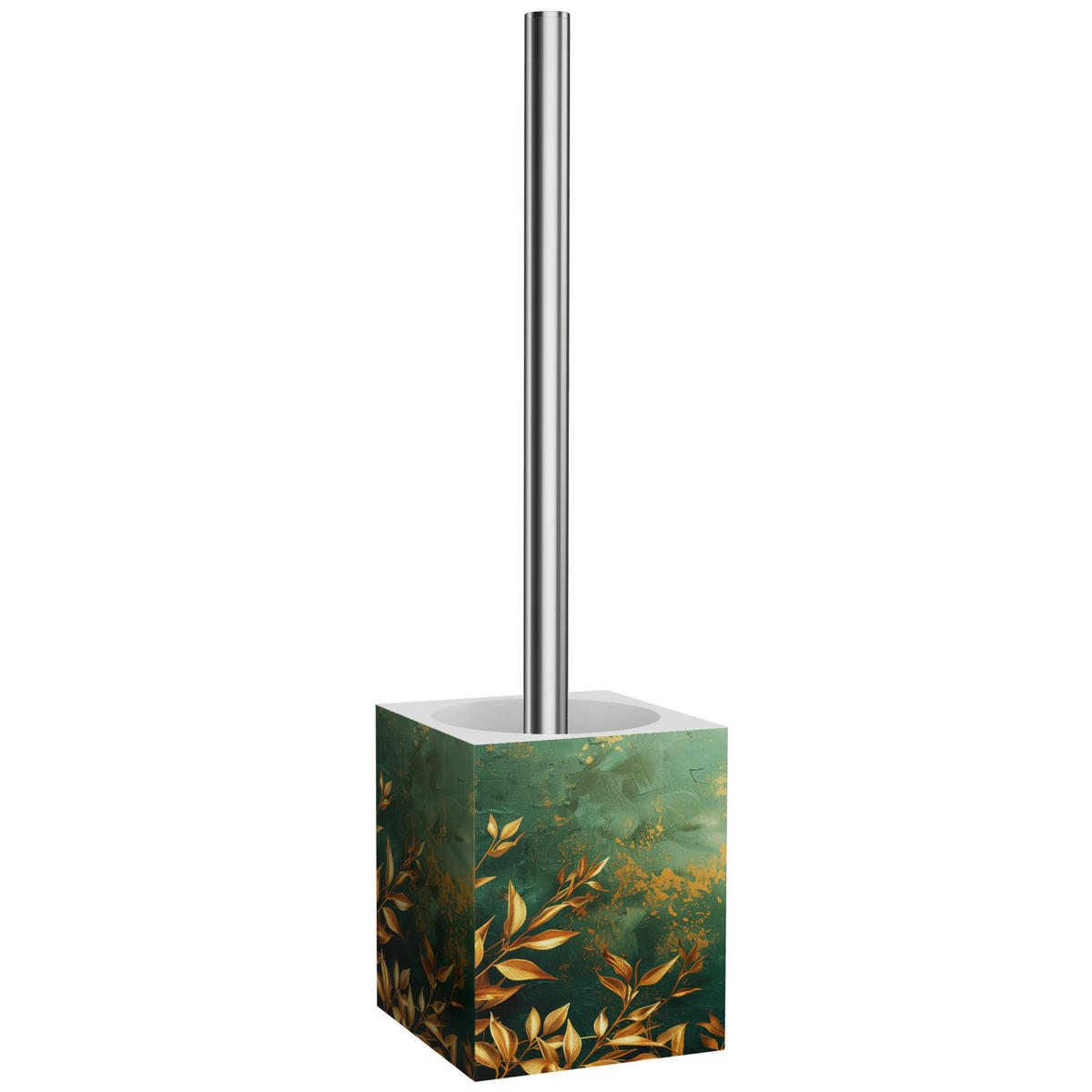 BADEZIMMER Set Greego - Grün, Kunststoff (7/17/7cm) - Sanilo