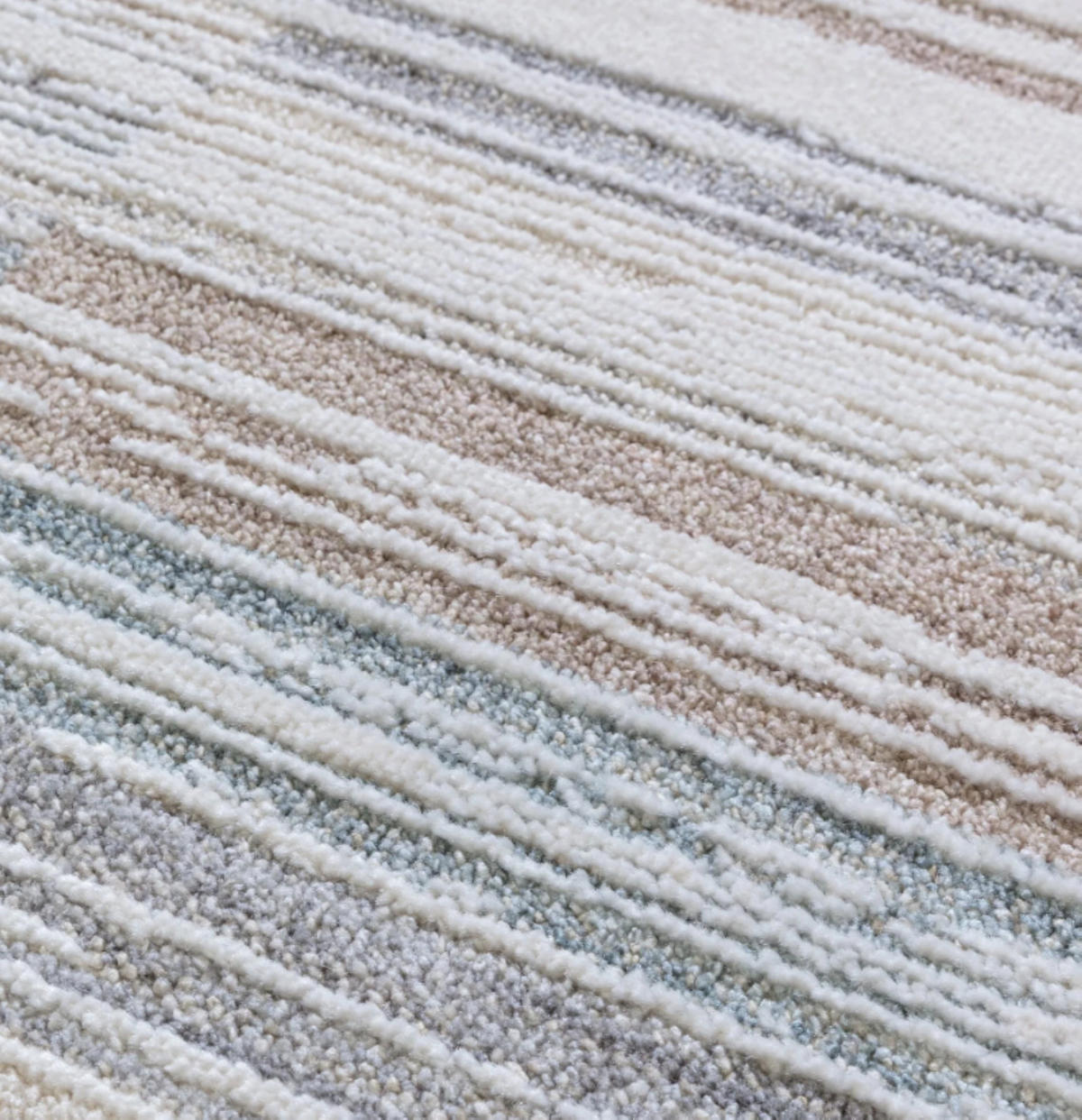 TEPPICH modern Flachgewebe PISO Blau 200 x 300 cm - Blau, Textil (200/300cm) - Novatrend