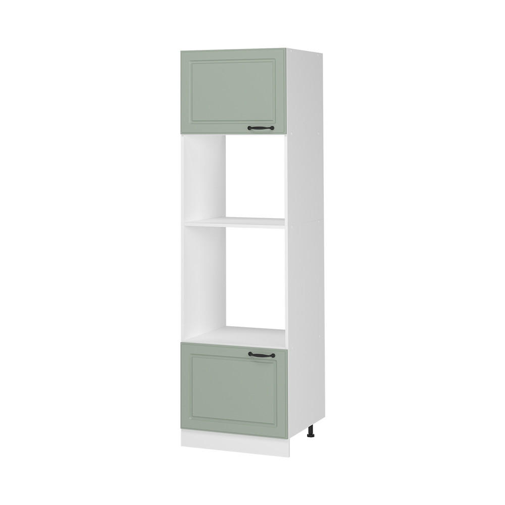 DULAP PENTRU CUPTOR CU MICROUNDE R-Line, Casă de țară Mint/Alb, 60 cm