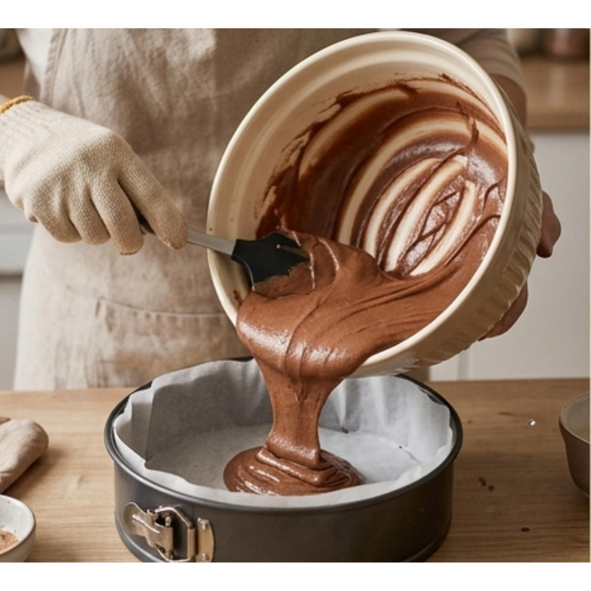 TEIGSCHABER Silikon Edelstahl Spatel Backspatel Küchenhelfer - Silberfarben/Schwarz, Kunststoff/Metall (6/2/31cm) - Zwilling