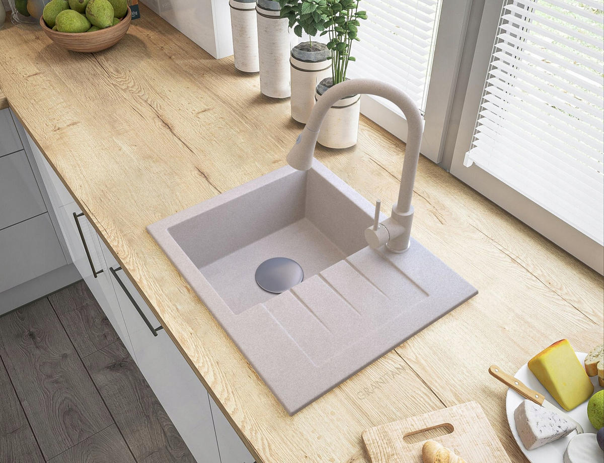 KÜCHENBATTERIE Snake - Beige, Metall (40/29/3cm) - Granitan