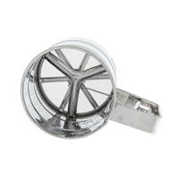 MEHLSIEB Ø 10 cm - Silberfarben, Metall (15.5/9.5/10.5cm)