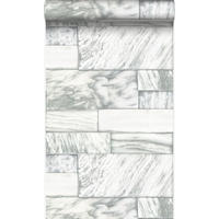 TAPETE Marmor-Optik 53 cm x 10.05 m - Weiß, Papier (53/1000cm) - Origin Wallcoverings