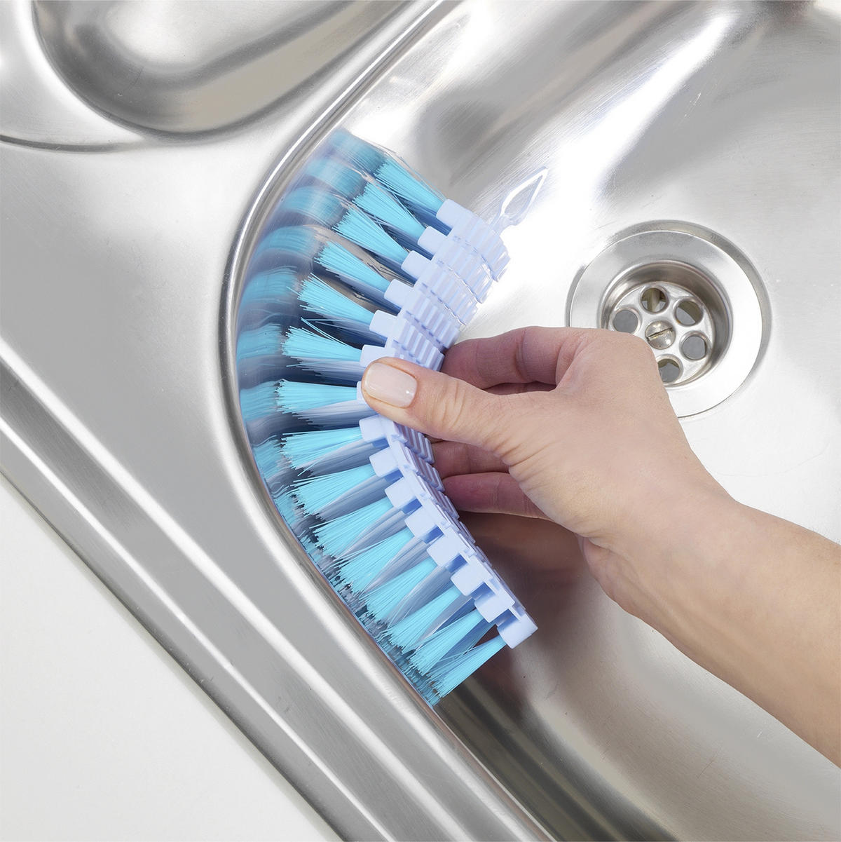 REINIGUNGSBÜRSTEN 4er-Set flexibel Maximex - Multicolor, Kunststoff (18.5/6.5/3.8cm) - Maximex