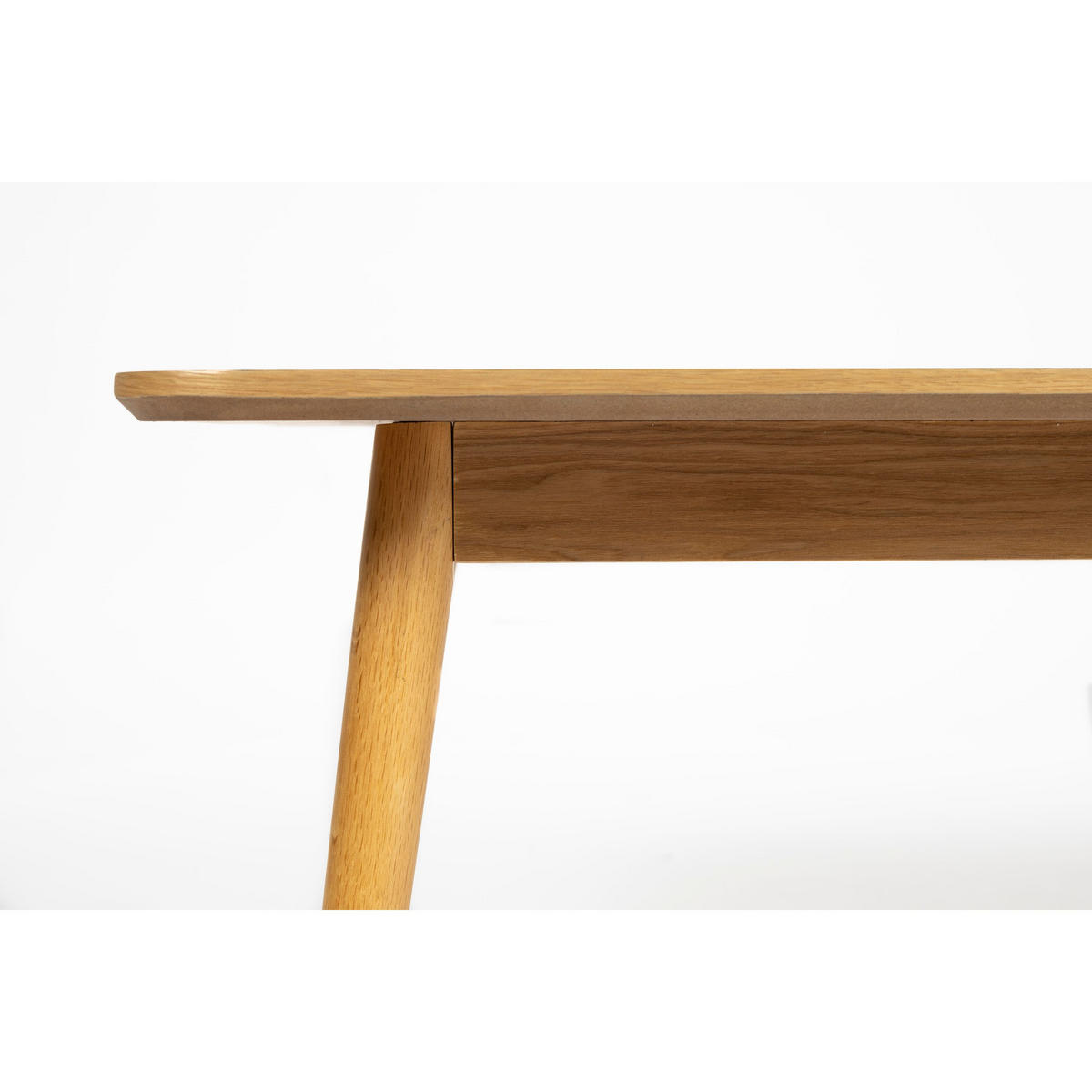 HOLZKONSOLE 120x40 cm - Fabio - color_light_wood - Eschefarben, Holz (120/40/75cm) - Drawer