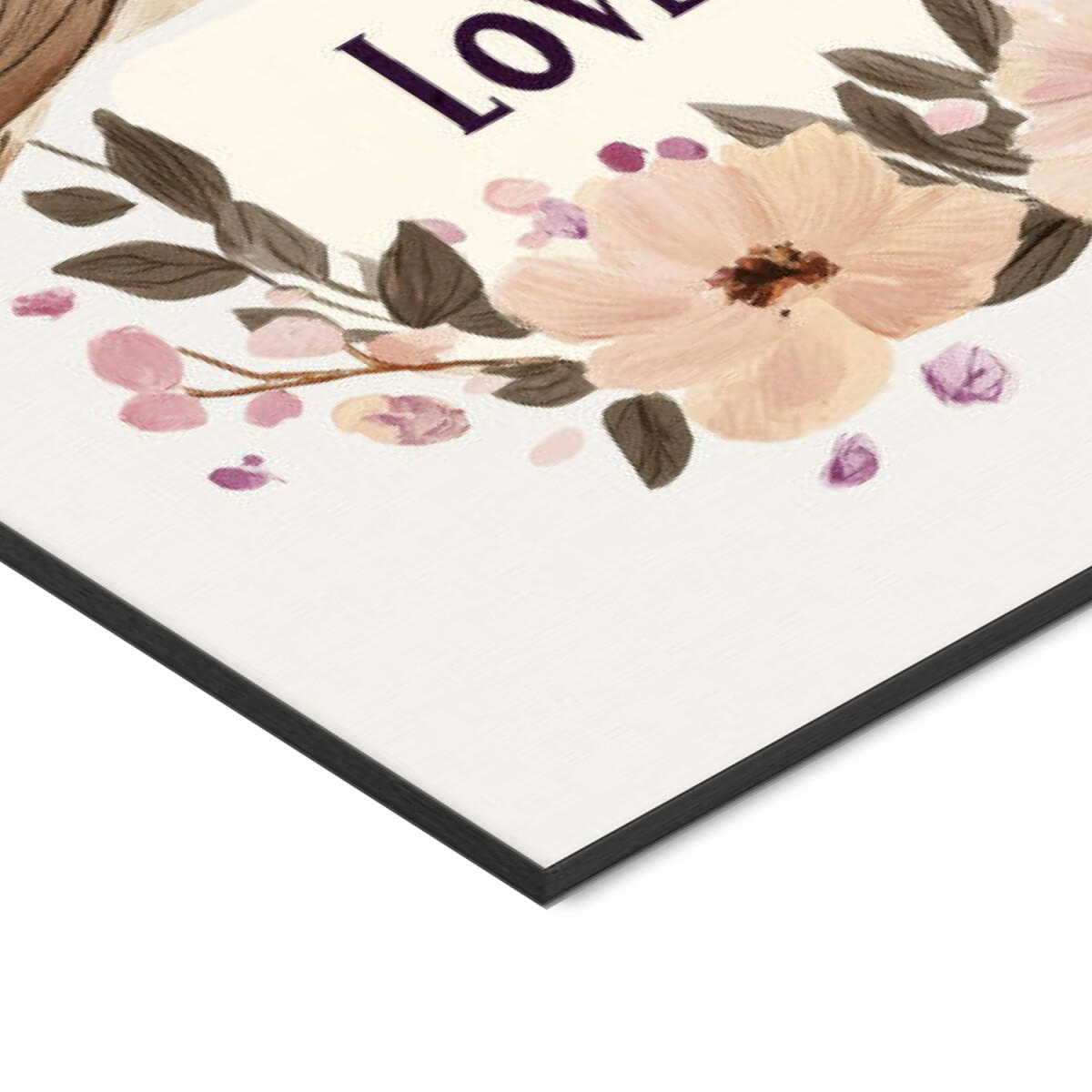 POSTER mit Rahmen Treechild - Lovebirds - Multicolor/Schwarz, Holz/Papier (70/100cm) - Poster&Frame