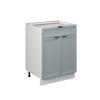KÜCHENUNTERSCHRANK Fame-Line Hellblau-grau 60 cm mit Schublade, ohne AP - Blaugrau/Weiß, Holzwerkstoff (60/82/51.6cm) - Vicco