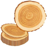 TASSENUNTERSETZER-SET, Karton, Holzoptik, 10 Stk., 10 cm - Braun, Papier (10cm) - Orion 