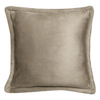 KISSEN Tender kieselsteingrau 50 x 50 cm - Sandfarben, Textil (50/50cm) - Vivaraise