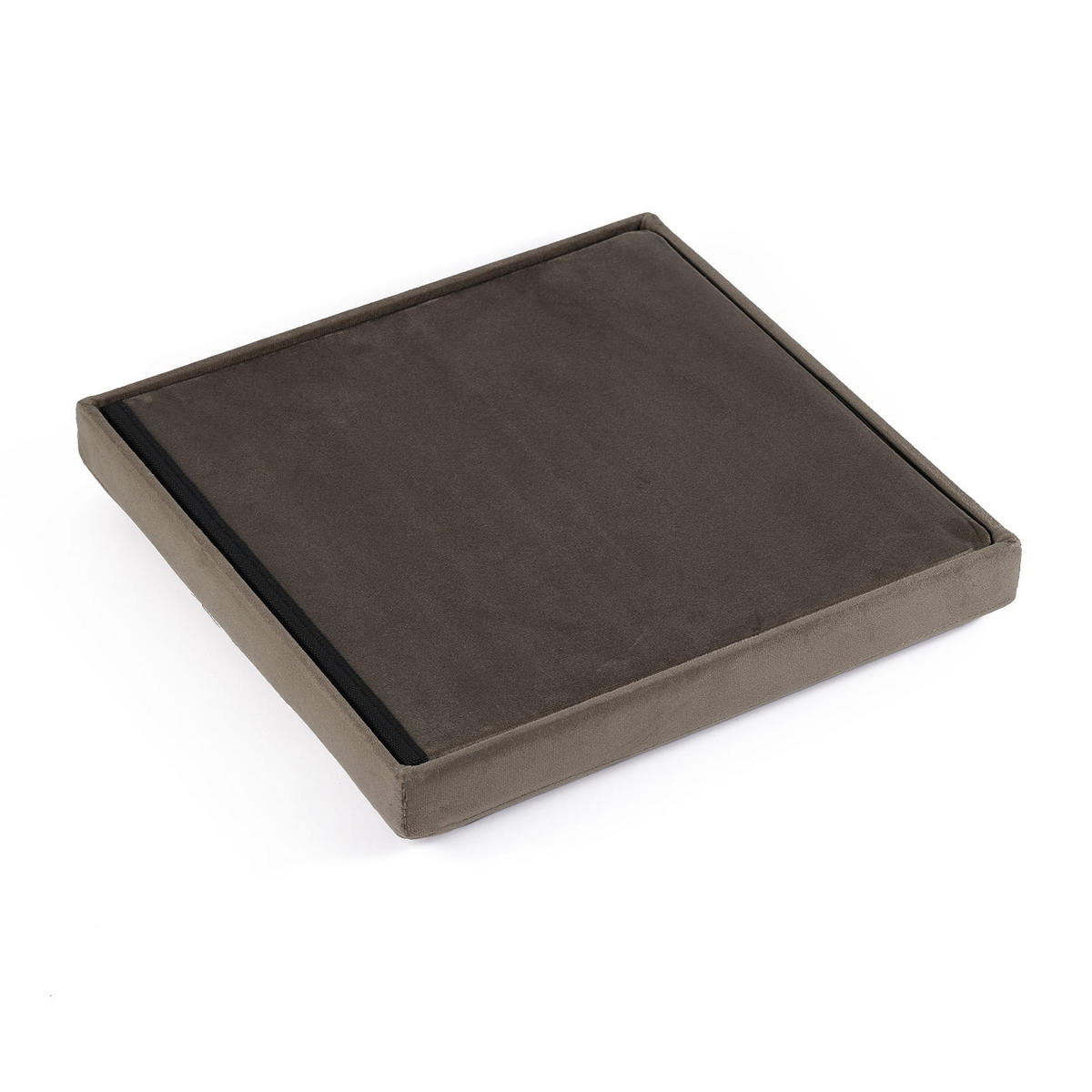 SITZBOX Ravello L mit Knöpfen Samt braun - Braun, Textil (38/38/38cm) - Komodee
